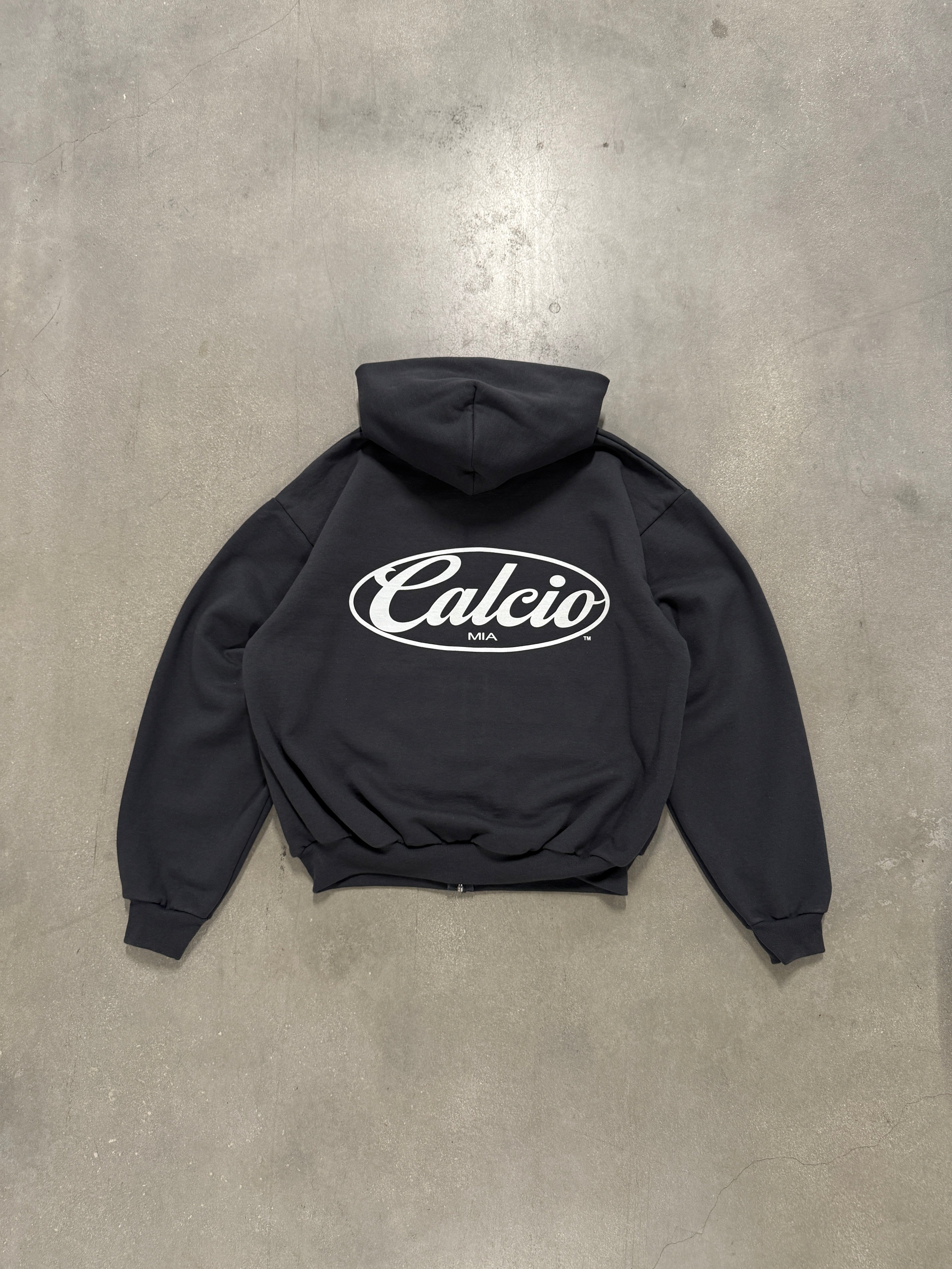 Cozy Zip Hoodie Dolphin Grey