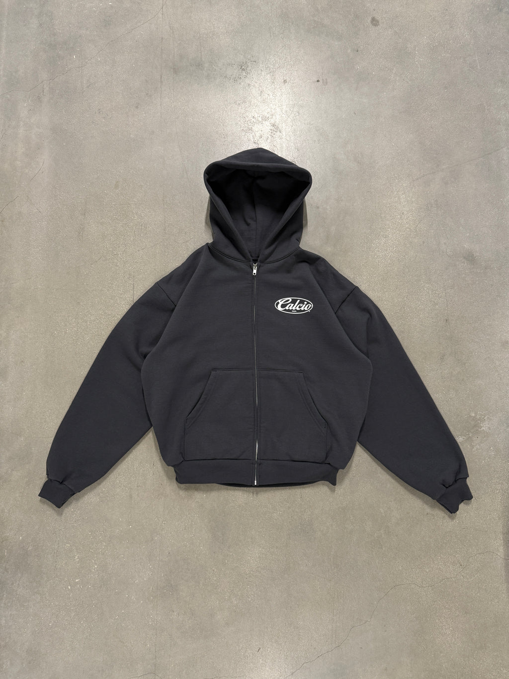 Cozy Zip Hoodie Dolphin Grey